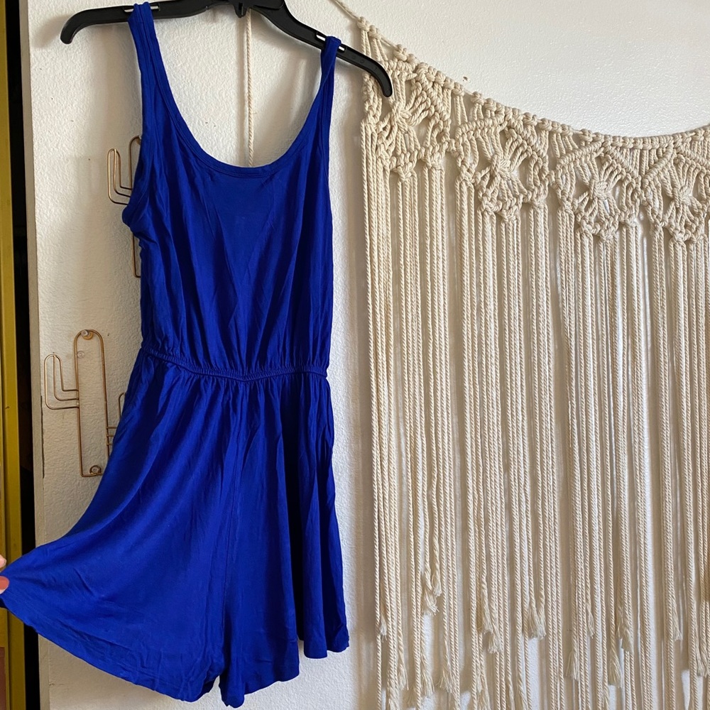 Blue romper